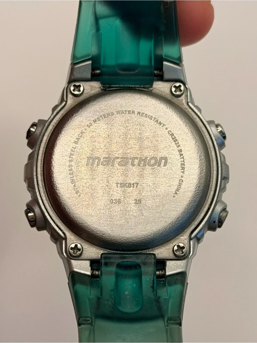 Vintage‎ 2005 Marathon Jelly 34mm Women's Quartz Digital Sport Watch Size 4-7.5